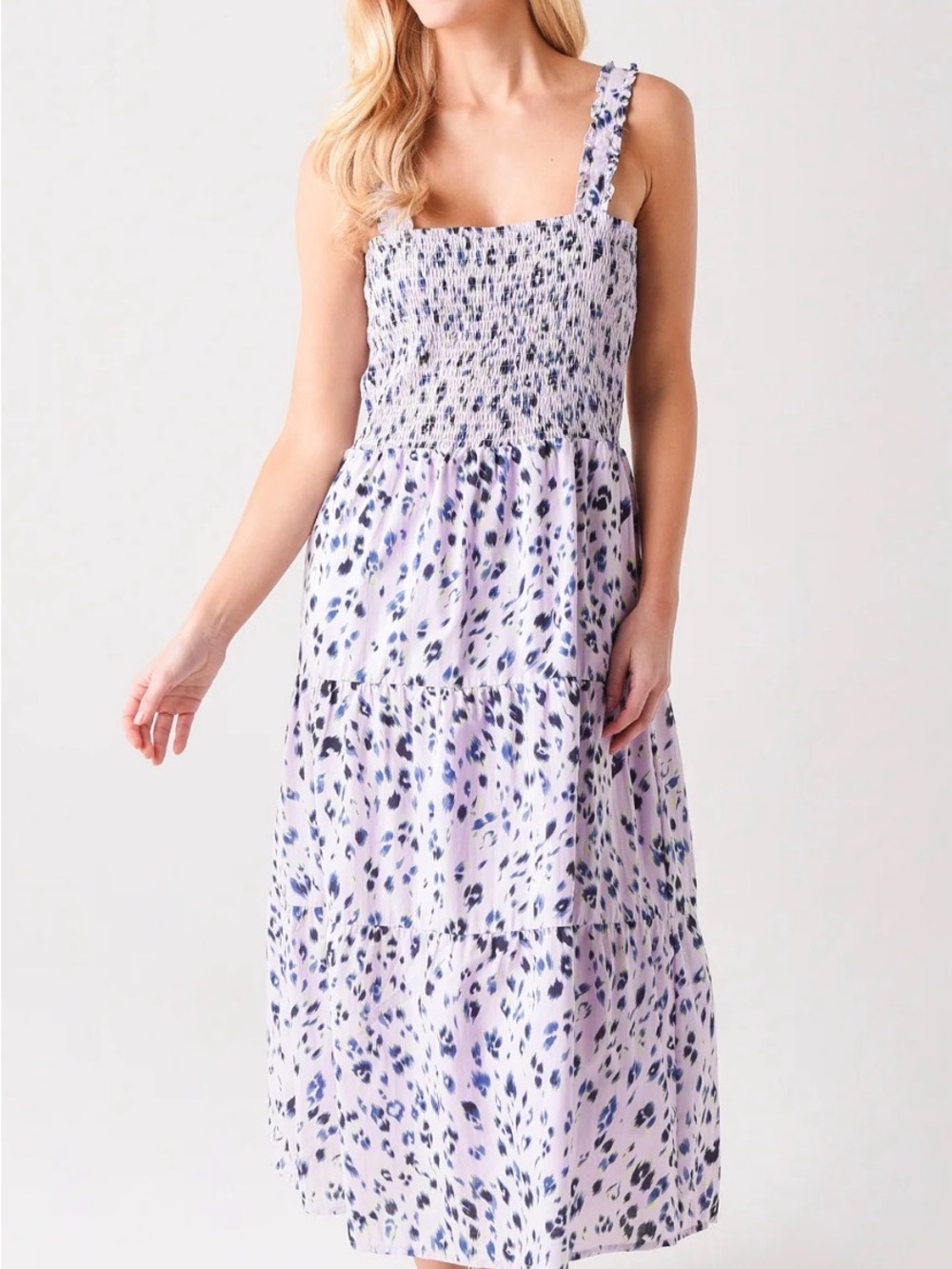 Heartloom Ronnie Dress Lavender Leopard
